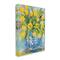 Stupell Industries Expressive Yellow Tulips in Ornate Blue Vase Painting Canvas Wall Art